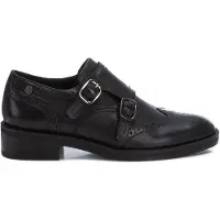 Carmela pour femme. 16196302-NEGRO Mocassins en cuir 161963 noir (36), Plat, 1 à 3 cm, Boucle, Casuel, Fête, Classique