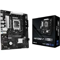 Asrock H810m-p Gen5 Motherboard Noir