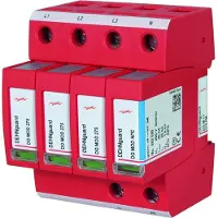 Dehn DG M TT 275 FM 230 - 400V Rouge Protection de tension (952315)