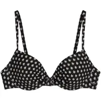 Marc O'Polo Hauts de bikini ' Palm Border Geo ' noir / blanc