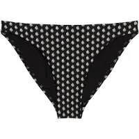 Marc O'Polo Bas de bikini ' Palm Border Geo ' noir / blanc