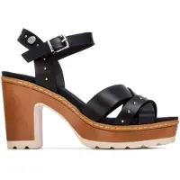 Refresh pour femme. 17520704-NEGRO Sandales 175207 noir (40), Plat, Boucle, Casuel