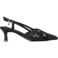 Xti pour femme. 14530102-NEGRO Chaussures 145301 noir (37), 5 à 8 cm, Boucle, Casuel, Classique