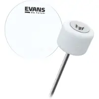 Evans EQ Single Pedal Patch Clear Plastic