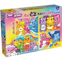 Liscianigiochi Puzzle MaxiFloor - Bisounours - - 4 x 48 pièces - À partir de 4 ans