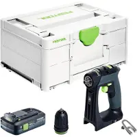 Festool CXS 18-Basic Perceuse-visseuse sans fil 18 V 40 Nm Brushless + 1x batterie 4,0 Ah + chargeur rapide + Systainer