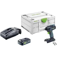 Festool Visseuse à chocs sans fil TID 18-Basic 18 V 180 Nm 1/4" sans balais + 1 batterie 4,0 Ah + chargeur + Systainer