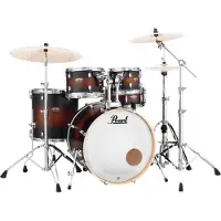 Pearl Decade Maple Stage 22 Satin Brown Burst