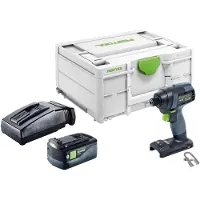 Festool TID 18-Basic Visseuse à choc sans fil 18 V 180 Nm 1/4" + 1x batterie 5,0 Ah + chargeur + Systainer