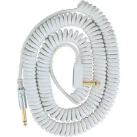 VOX VCC90 Câble Jack Spirale 9M Blanc