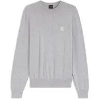 BOSS Pull-over 'Kanovano_S' gris chiné