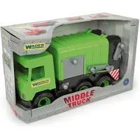 Wader Wozniak 8493132 Middle Truck camion à ordures vert -