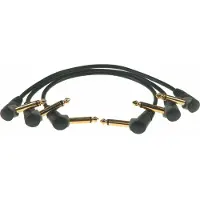 Klotz Lot 3 Cables Pedale 30CM Jack 2p.90/jack 2P.90 Or