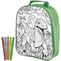 Craft Creative Dino Kleur je eigen Tas met Stiften