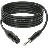 Klotz Cable Micro 30 CM XLR Femelle - Jack 3P Connecteur Metal,