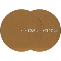 Enova Hifi Paire de feutrine FS 120 BR Marron pour platines vinyles