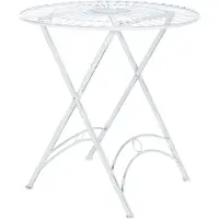 CLP Table Tegal blanc antique