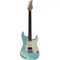 Mooer GTRS Guitars Professional 800 Mint Green Intelligent Guitar avec housse