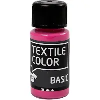 Creativ Company Peinture textile semi-opaque Textile Colour - Rose, 50ml