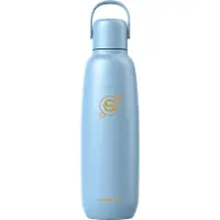 SodaStream Bouteille en acier inoxydable Fizz & Go, 0,9L, thermos, couleur bleu glacier