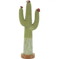Mauro Ferretti Figurine décorative « Cactus Stons » 16,5 x 11 x 45 cm, verte
