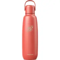SodaStream Bouteille en acier inoxydable Fizz & Go, 0,9L, thermos, couleur orange-papaye