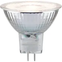 Paulmann Projecteur LED standard 12V, culot GU5,3, 345 lumens, 3,8W, 2700K, couleur argent