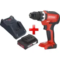 Rothenberger Perceuse-visseuse sans fil RO DD55 18 V 55 Nm Brushless AMPShare + 1 batterie 2,0 Ah + chargeur
