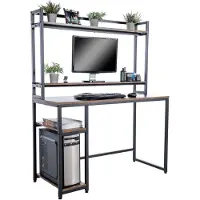 CLP Bureau Billings - 150 x 120 x 50 cm - Marron