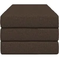 vidaXL Canapé-lit pliant 140 x 67 x 45 cm, taupe