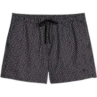 Marc O'Polo Shorts de bain ' Woven ' noir / blanc