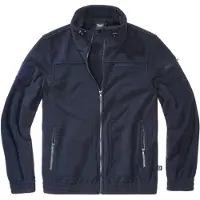 Brandit Veste en polaire 'Combat' bleu marine