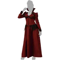 Atosa Vamp Girl Costume Rouge 7-9 Years Enfants