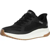 SKECHERS pour homme. 118423 Trainers Slip-ins Bobs Sport Squad Chaos 4 black (43), Noir, Plat, Lacets, Casuel