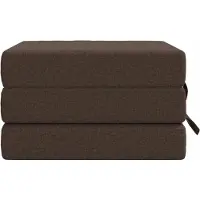 vidaXL Canapé-lit pliant 75 x 67 x 45 cm, taupe
