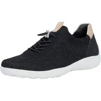Remonte Baskets basses or / noir
