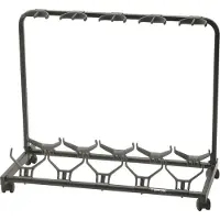 Quiklok GS/450 Stand pour 5 Guitares avec Roulettes
