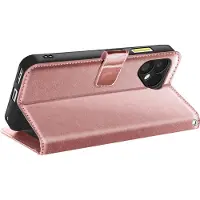 Avizar Mayaxess, étui porte-monnaie Fairphone 6 avec dragonne + support, or rose