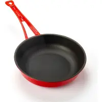 Lava Poêle à frire - 24 cm - 1,5 litre - Fonte - Rouge