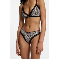 HUGO underwear String en microfibre stretch avec finitions en dentelle