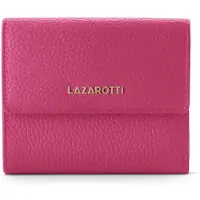 Lazarotti Cuir porte-monnaie Bologna Leather Wallet With 8 Card Slots Hot Pink rose