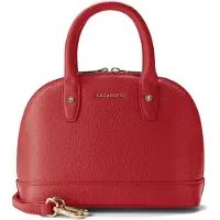 Lazarotti Cuir sac à main sac à épaule bandoulière Bologna Leather Handbag Red 2 rouge