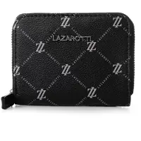 Lazarotti porte-monnaie Palermo Zip Around Wallet Black noir