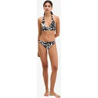 Marc o'polo Bas de bikini ' Abstract Floral ' noir / blanc