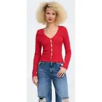 ONLY Cardigan 'BREE' rouge