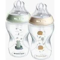 Tommee tippee Natural Start Anti-Colic biberon auto-stérilisant Nature Medium Flow 3 m+ 2x340 ml