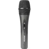 Fenton Micro à main dynamique avec 4m de câble -noir