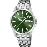 Festina Montre à affichage analogique vert