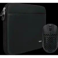 BlueBuilt Housse pour PC Portables Largeur 37 cm 15-16 Pouces S Noir + Vortech Prestige Souris Gamer