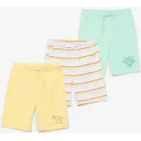 Bonprix Lot de 3 bermudas en jersey 100% coton